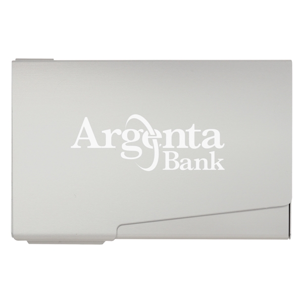 Business card holder. Aluminum case.... from ASI 61125 Hit Promotional Products / Hit®