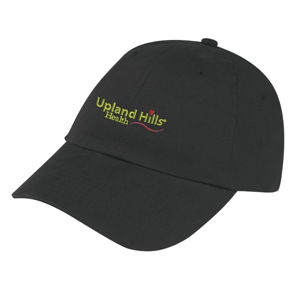 Brushed Cotton Twill Cap.  100% Brushed Cotton Twill,  6... from ASI 61125 Hit Promotional Products / Hit®