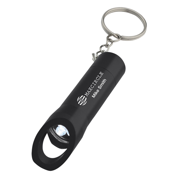 Aluminum LED flashlight with bottle opener.... from ASI 61125 Hit Promotional Products / Hit®