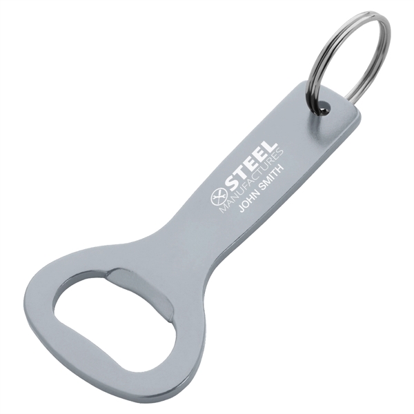Aluminum Bottle Opener Key Ring.  Approx. Size:  1 1/2"... from ASI 61125 Hit Promotional Products / Hit®