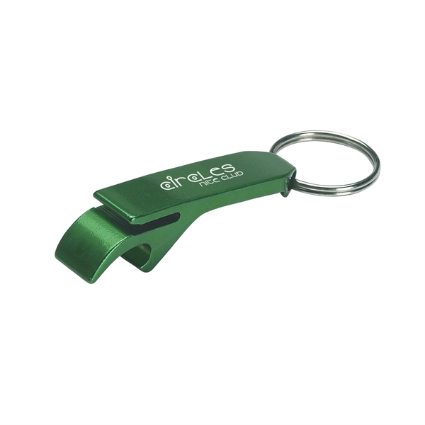 Aluminum Bottle/Can Opener Key Ring.  Opens Bottles and Flip-Top Cans.... from ASI 61125 Hit Promotional Products / Hit®