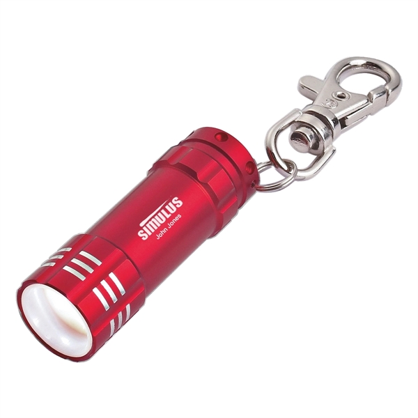 Mini aluminum LED light with key clip.... from ASI 61125 Hit Promotional Products / Hit®