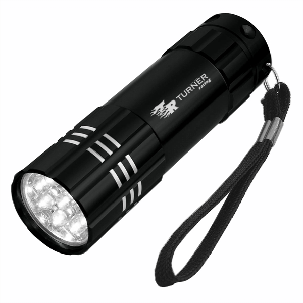 Aluminum LED flashlight with strap.... from ASI 61125 Hit Promotional Products / Hit®