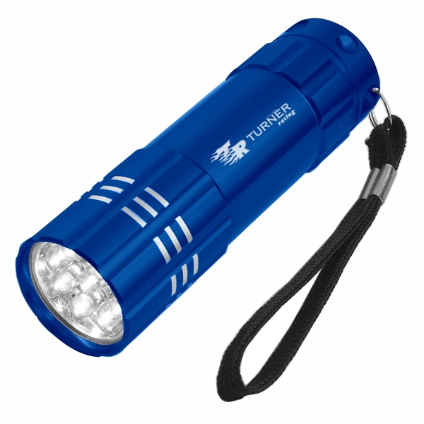 Aluminum LED flashlight with strap.... from ASI 61125 Hit Promotional Products / Hit®
