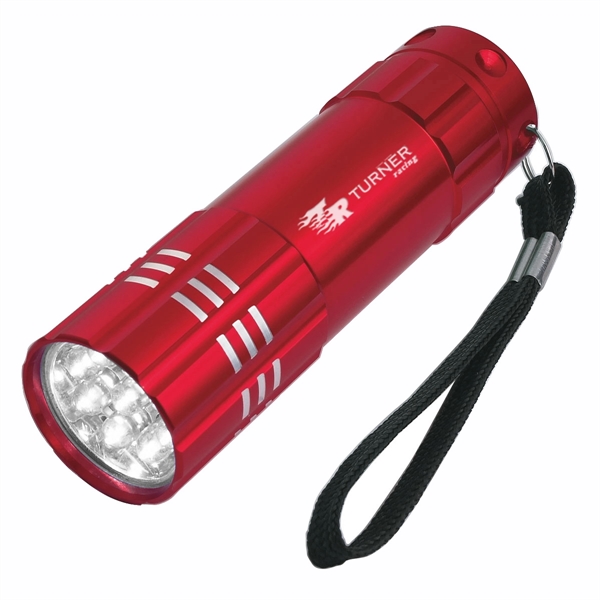 Aluminum LED flashlight with strap.... from ASI 61125 Hit Promotional Products / Hit®