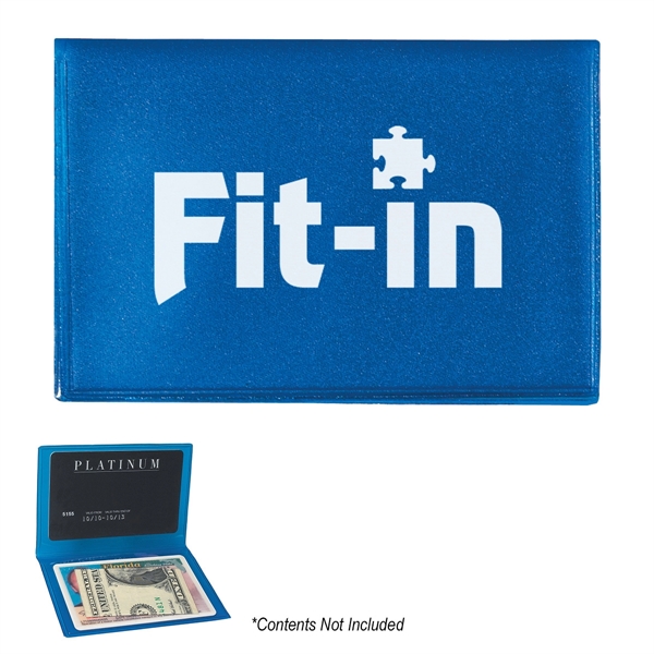 ID/Card holder with two inside pockets.... from ASI 61125 Hit Promotional Products / Hit®