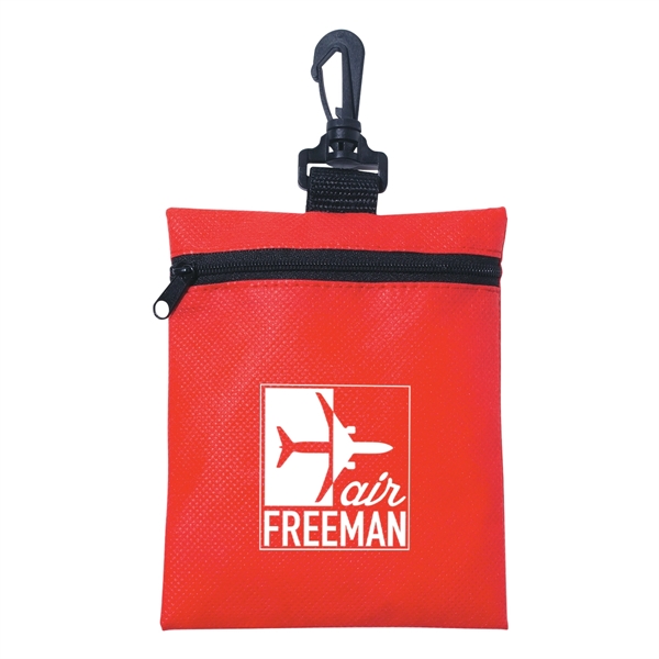 Non-woven zippered pouch.... from ASI 61125 Hit Promotional Products / Hit®