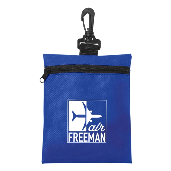 Non-woven zippered pouch.... from ASI 61125 Hit Promotional Products / Hit®