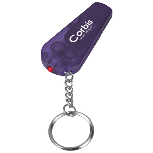 Key chain with light and whistle.... from ASI 61125 Hit Promotional Products / Hit®