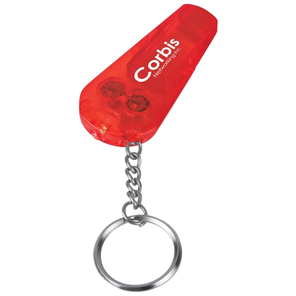 Key chain with light and whistle.... from ASI 61125 Hit Promotional Products / Hit®