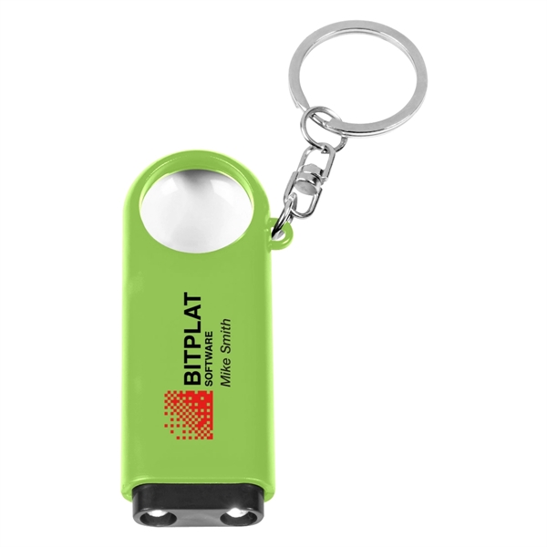 Magnifier and LED light key chain.... from ASI 61125 Hit Promotional Products / Hit®