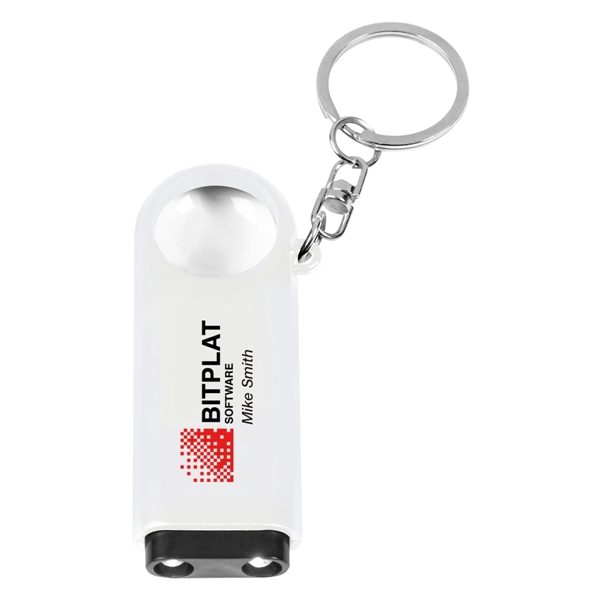 Magnifier and LED light key chain.... from ASI 61125 Hit Promotional Products / Hit®