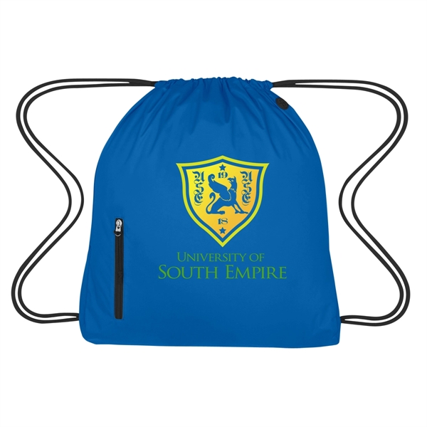 High density pongee nylon material drawstring pack.... from ASI 61125 Hit Promotional Products / Hit®