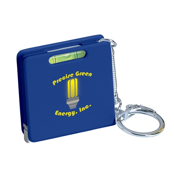 Square level tape measure key tag.... from ASI 61125 Hit Promotional Products / Hit®