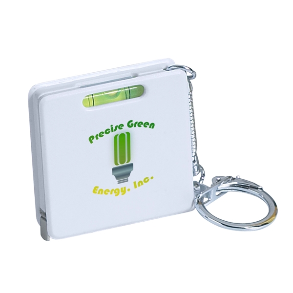 Square level tape measure key tag.... from ASI 61125 Hit Promotional Products / Hit®