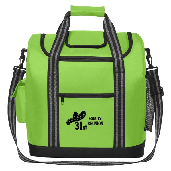 Insulated cooler bag with easy access top compartment.... from ASI 61125 Hit Promotional Products / Hit®