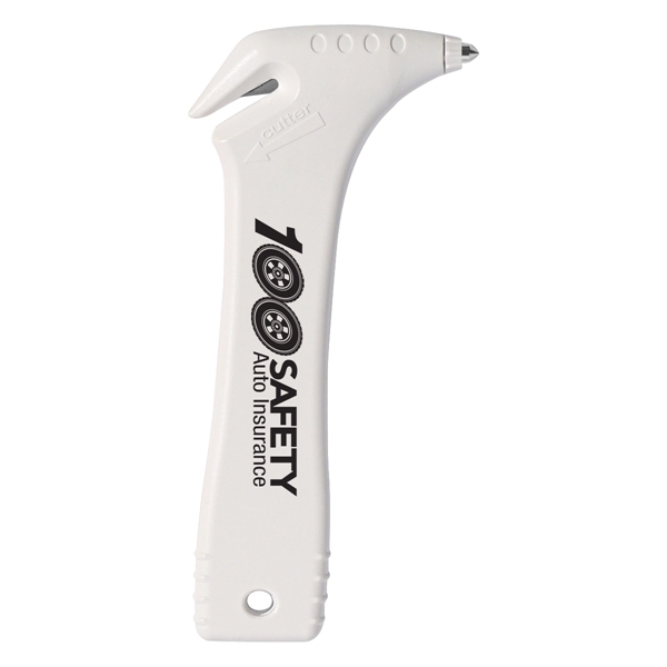 Auto safety tool with steel pointed head to shatter glass easily.... from ASI 61125 Hit Promotional Products / Hit®