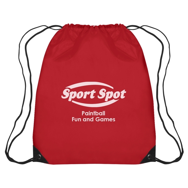 Large sports pack with nylon drawstring, 17" x 20".... from ASI 61125 Hit Promotional Products / Hit®