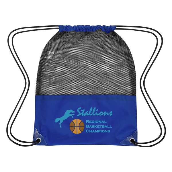 Drawstring mesh sports pack made of 210 denier nylon.... from ASI 61125 Hit Promotional Products / Hit®