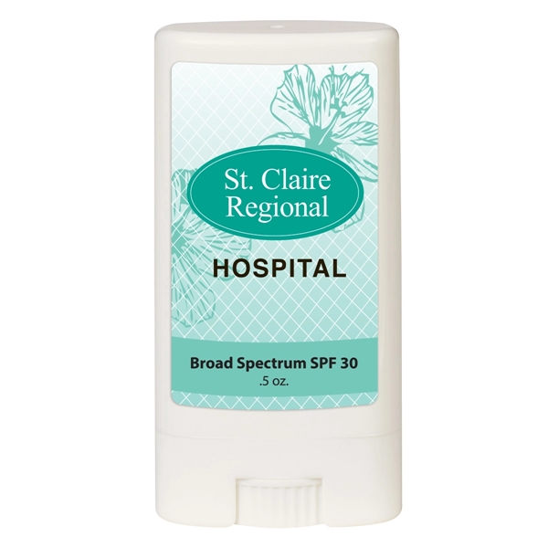SPF 30 Sun & Fun Sunstick.  Broad Spectrum Formula Protects... from ASI 61125 Hit Promotional Products / Hit®