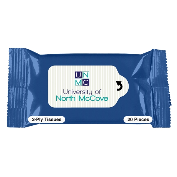 Tisue Packet.  Contains 20 Tissues.  Fits in your Pocket... from ASI 61125 Hit Promotional Products / Hit®