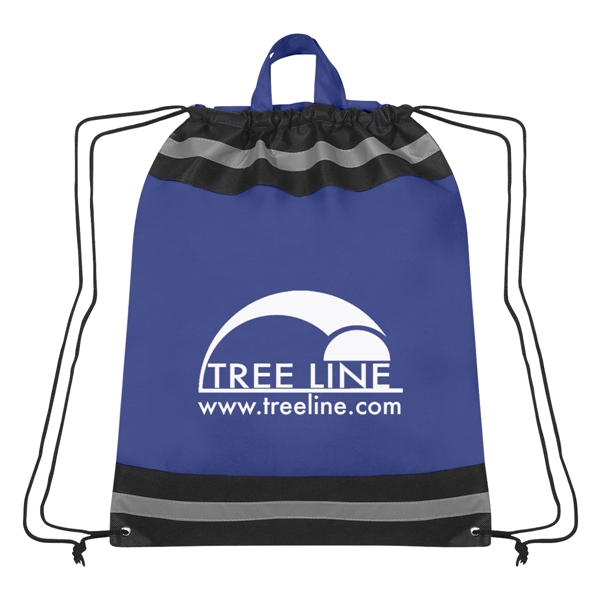 Drawstring reflective sports pack with carrying handles.... from ASI 61125 Hit Promotional Products / Hit®