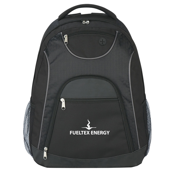 Backpack with padded web carrying handle, padded back and inside pocket... from ASI 61125 Hit Promotional Products / Hit®