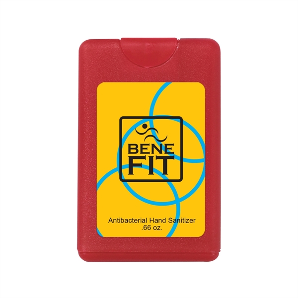 0.66 oz. Card Shape Hand Sanitizer.  Lightly Scented.... from ASI 61125 Hit Promotional Products / Hit®
