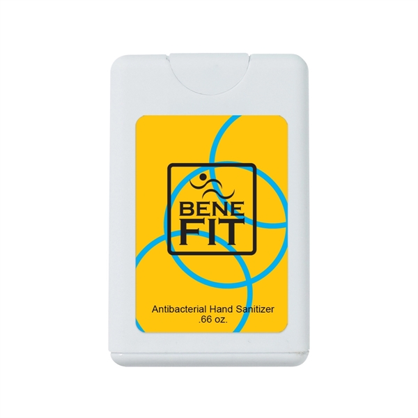 0.66 oz. Card Shape Hand Sanitizer.  Lightly Scented.... from ASI 61125 Hit Promotional Products / Hit®