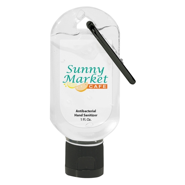 1 oz. Hand Sanitizer with Carabiner.  Lightly Scented.... from ASI 61125 Hit Promotional Products / Hit®
