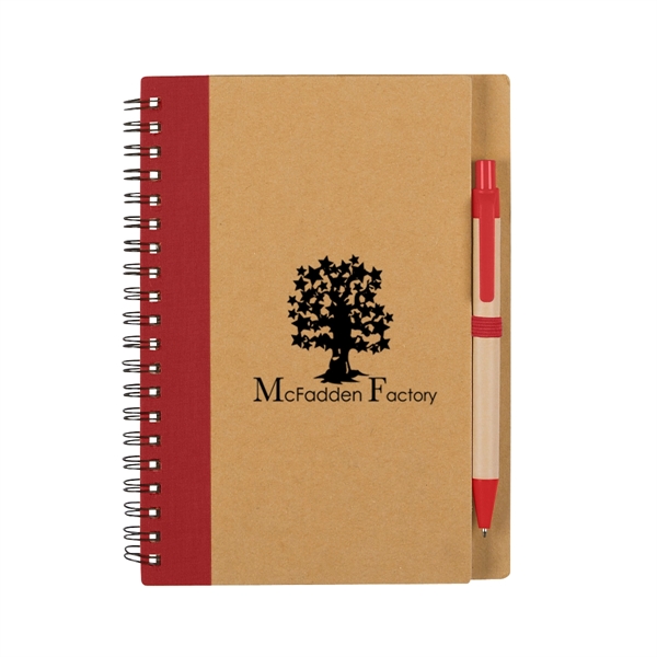 Eco spiral notebook and pen.... from ASI 61125 Hit Promotional Products / Hit®