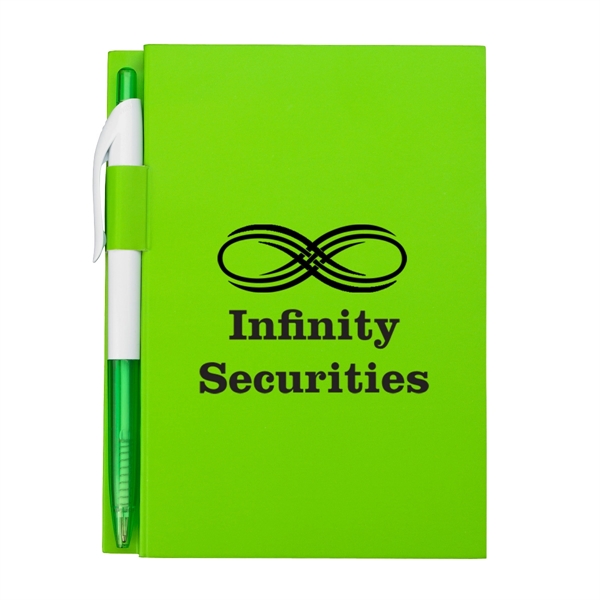4" x 6" notebook with matching pen.... from ASI 61125 Hit Promotional Products / Hit®