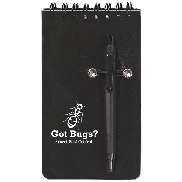 Spiral jotter, 50 page lined notebook and pen.... from ASI 61125 Hit Promotional Products / Hit®