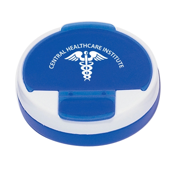 Round pill holder.... from ASI 61125 Hit Promotional Products / Hit®