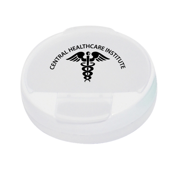 Round pill holder.... from ASI 61125 Hit Promotional Products / Hit®