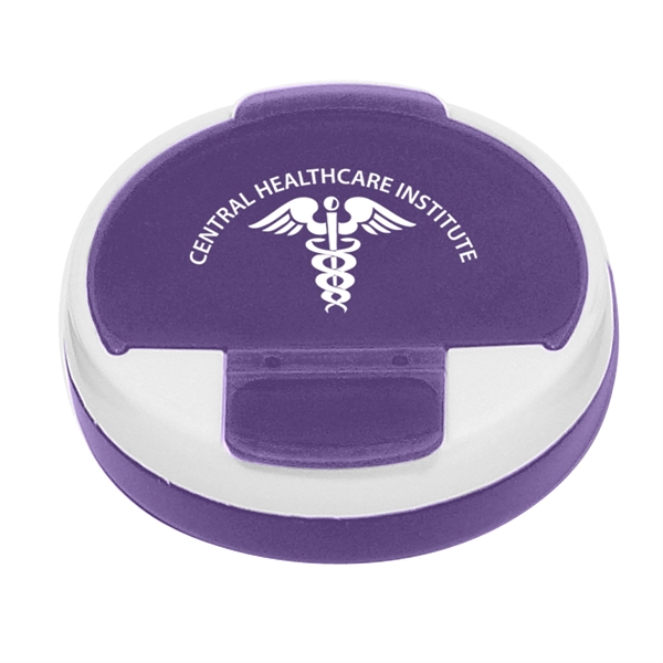 Round pill holder.... from ASI 61125 Hit Promotional Products / Hit®