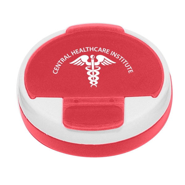 Round pill holder.... from ASI 61125 Hit Promotional Products / Hit®