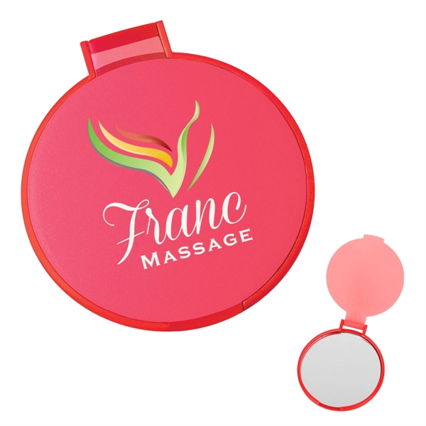 Round compact mirror, 2 1/4" diameter.... from ASI 61125 Hit Promotional Products / Hit®