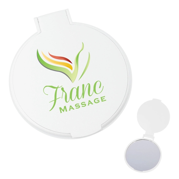 Round compact mirror, 2 1/4" diameter.... from ASI 61125 Hit Promotional Products / Hit®