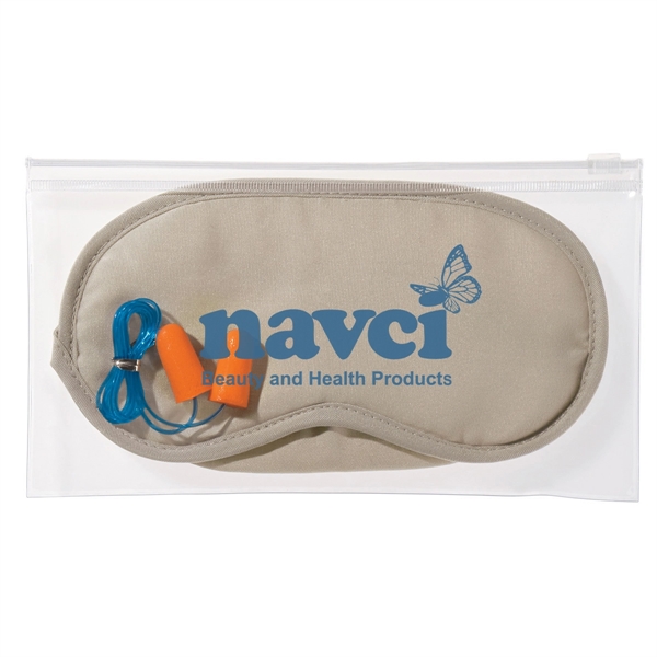 Ear Plugs and Eye Mask Set, great for travel, includes comfort... from ASI 61125 Hit Promotional Products / Hit®