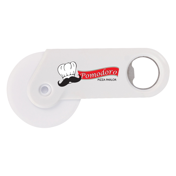Pizza cutter with bottle opener.... from ASI 61125 Hit Promotional Products / Hit®