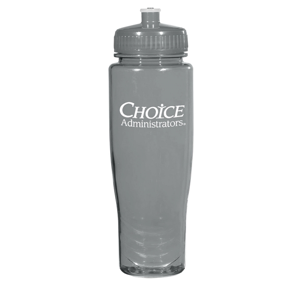 28 Oz. Poly-Clean Plastic Bottle. Made With PET Material.  Leak-Resistant... from ASI 61125 Hit Promotional Products / Hit®