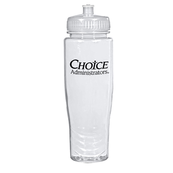 28 Oz. Poly-Clean Plastic Bottle. Made With PET Material.  Leak-Resistant... from ASI 61125 Hit Promotional Products / Hit®