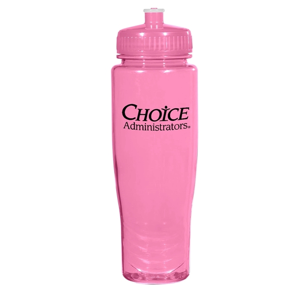 28 Oz. Poly-Clean Plastic Bottle. Made With PET Material.  Leak-Resistant... from ASI 61125 Hit Promotional Products / Hit®