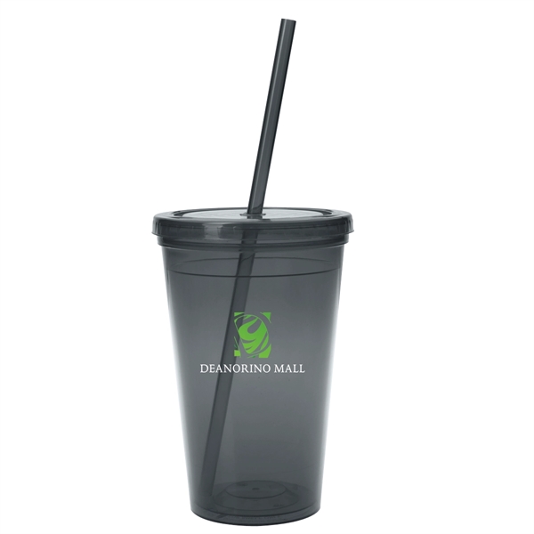 16 Oz. Sunsplash Double Wall Tumbler. Made With Up To 25%... from ASI 61125 Hit Promotional Products / Hit®