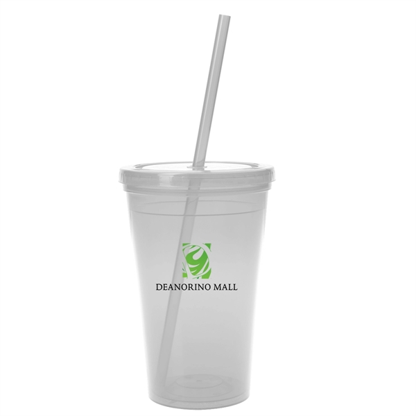 16 Oz. Sunsplash Double Wall Tumbler. Made With Up To 25%... from ASI 61125 Hit Promotional Products / Hit®