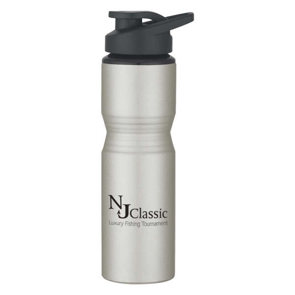 28 oz. Aluminum sports bottle with screw on, spill resistant sip... from ASI 61125 Hit Promotional Products / Hit®