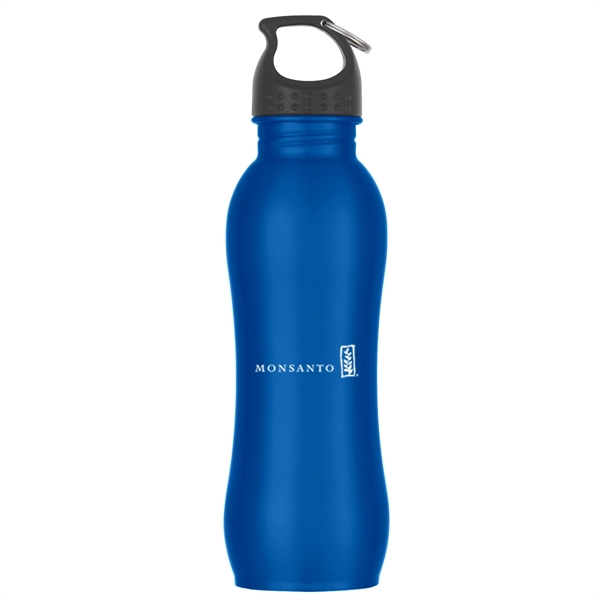 Stainless steel grip bottle with screw on spill resistant lid, 25... from ASI 61125 Hit Promotional Products / Hit®