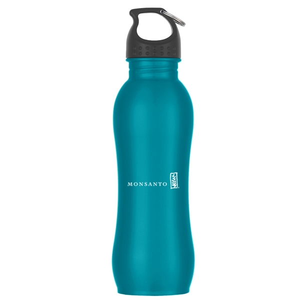 Stainless steel grip bottle with screw on spill resistant lid, 25... from ASI 61125 Hit Promotional Products / Hit®