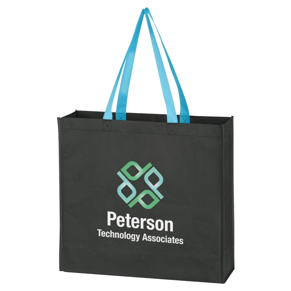 Non-Woven Tote Bag.  Made of 80 Gram Non-Woven, Coated Water-Resistant... from ASI 61125 Hit Promotional Products / Hit®